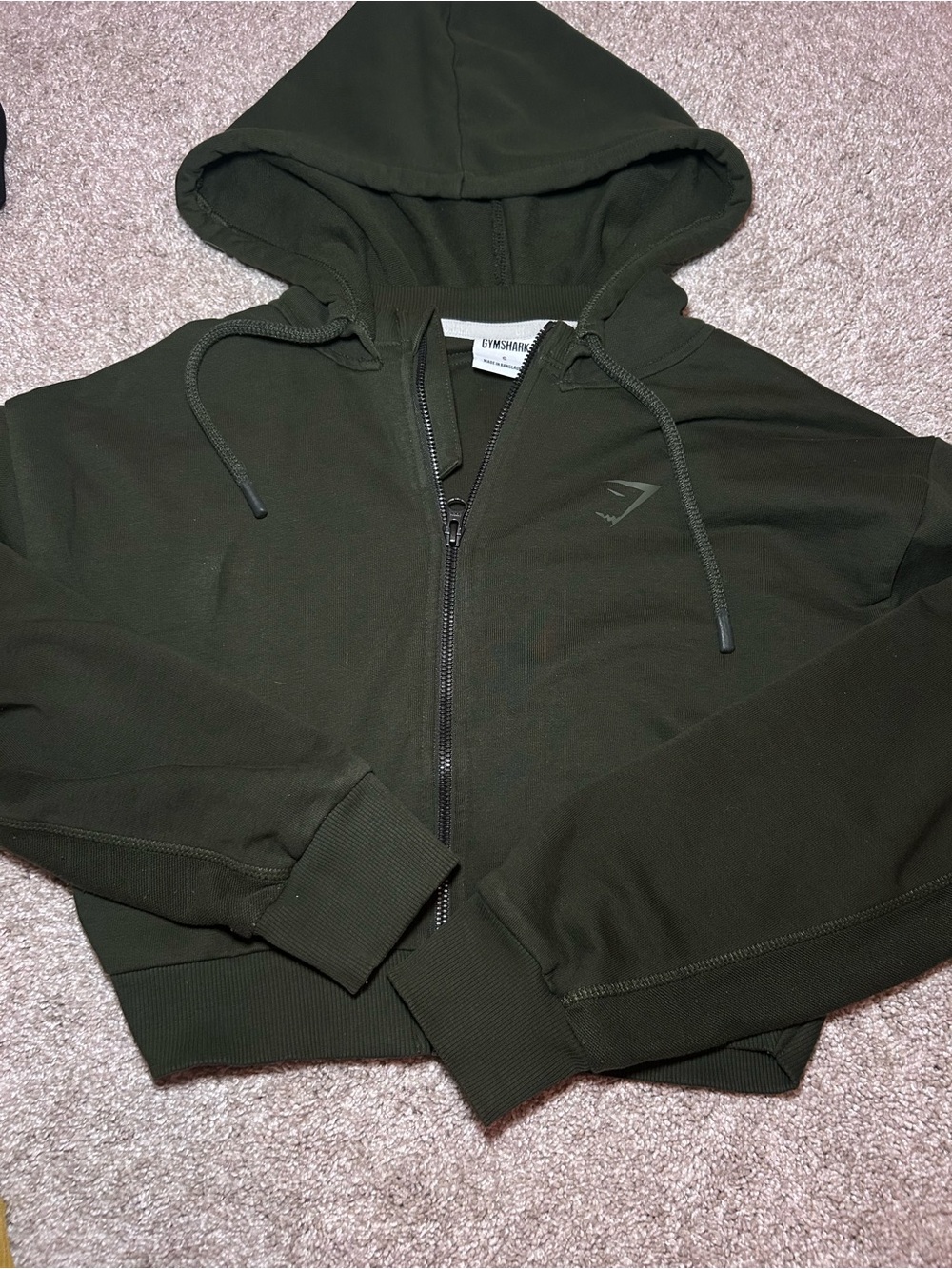Gymshark cropped zip up